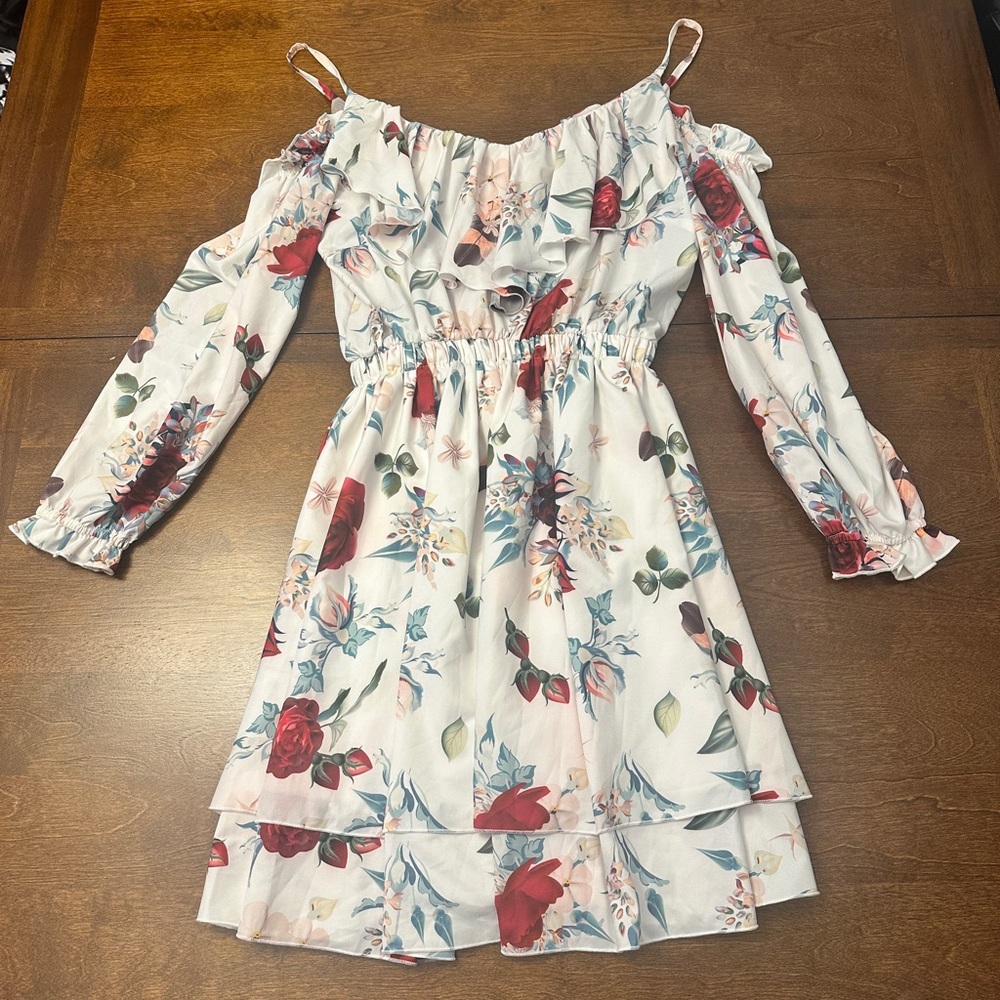 Floral Off-Shoulder Dress